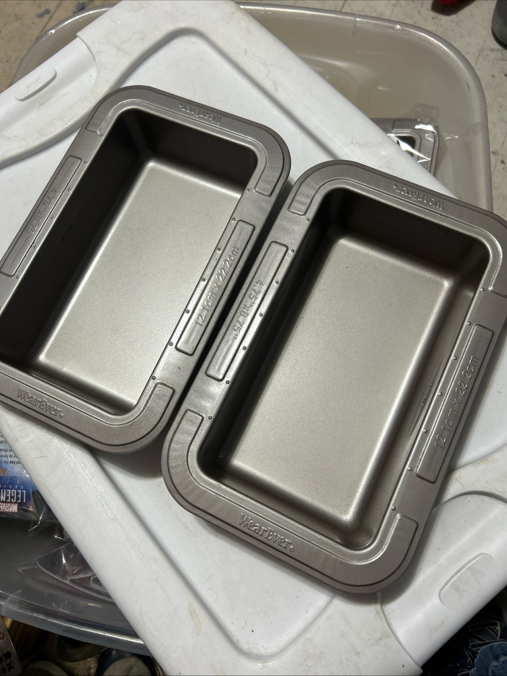 WearEver Metallic Silver Mini Loaf Pan Set - 2-Pack